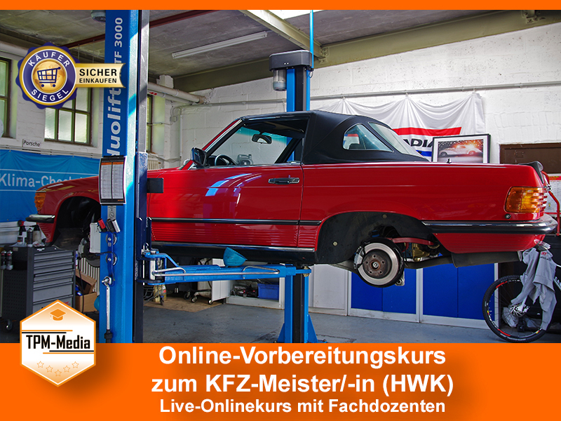 Online-Livekurse zum KFZ-Meister/-in mit Fachdozenten